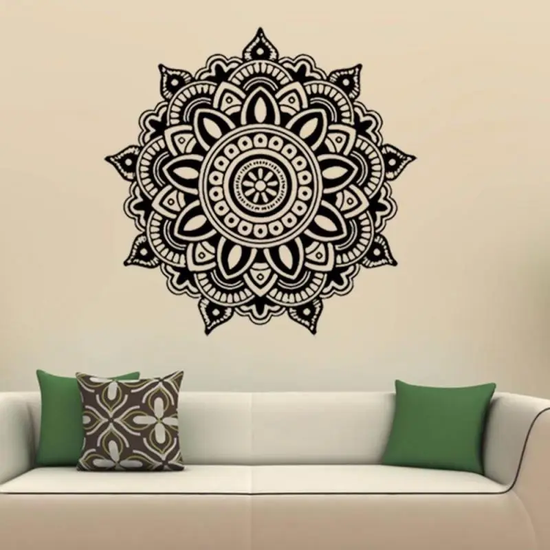 Creative Wall Stickers Mandala Flower Indian Bedroom Wall Paper Decal Art Design Stickers Mural Vinyl Family Home Decoration Buy Mandala Flower Decal Creative Wall Stickers Home Decoration Wall Sticker Product On Alibaba Com