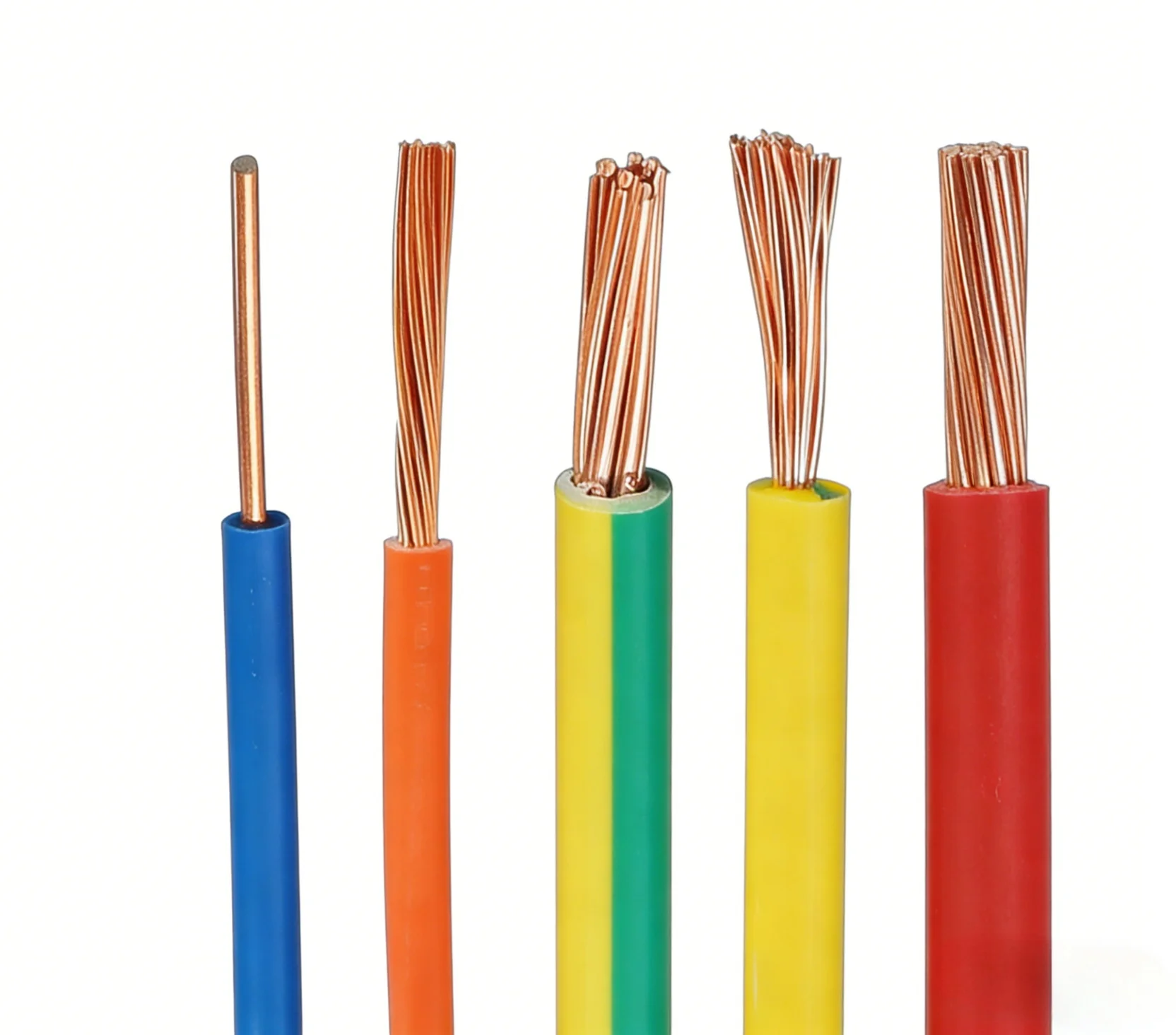 Wholesale 1.5mm Flexible PVC Jacket Flame Retardant House Electrical Wires 300/600V Copper Flame Retardant Cable