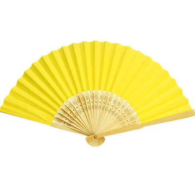 Customizable Bamboo Folding Hand Fan in Multiple Sizes 21*38cm 23*42cm 26.5*47cm for Wedding Decoration and Promotions