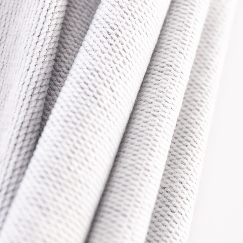 Factory Supply Micro Fleece Polyester Fabric French Terry Knitted 180