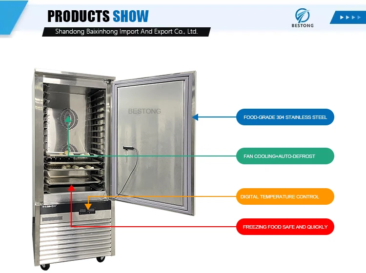 Blast Freezer, 220 V, Stainless Steel - detail 12