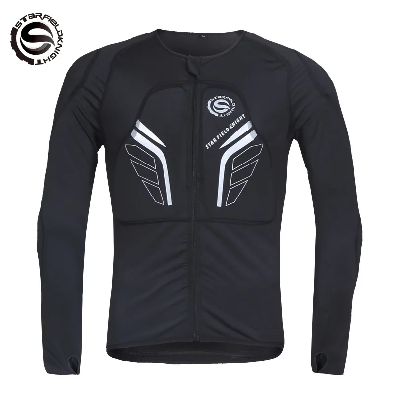 Рубашка для мотокросса MX, бронированная мотоциклетная защита для езды по бездорожью, для горного велосипеда, с передней и задней нагрудной защитой