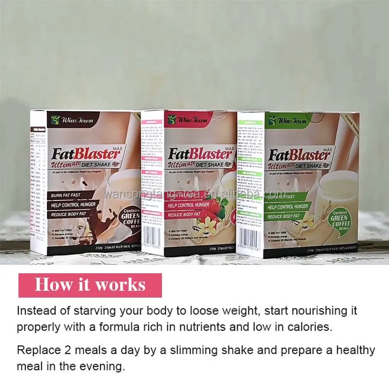 Winstown Fat Blaster Shake For Weight Loss And Diet Food Herbal Supplement Slimming Shake Buy