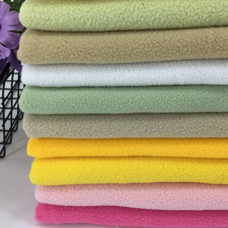 Антипиллинговая хлопковая вата статическая 100 полиэфирная полярная флисовая ткань для пижам