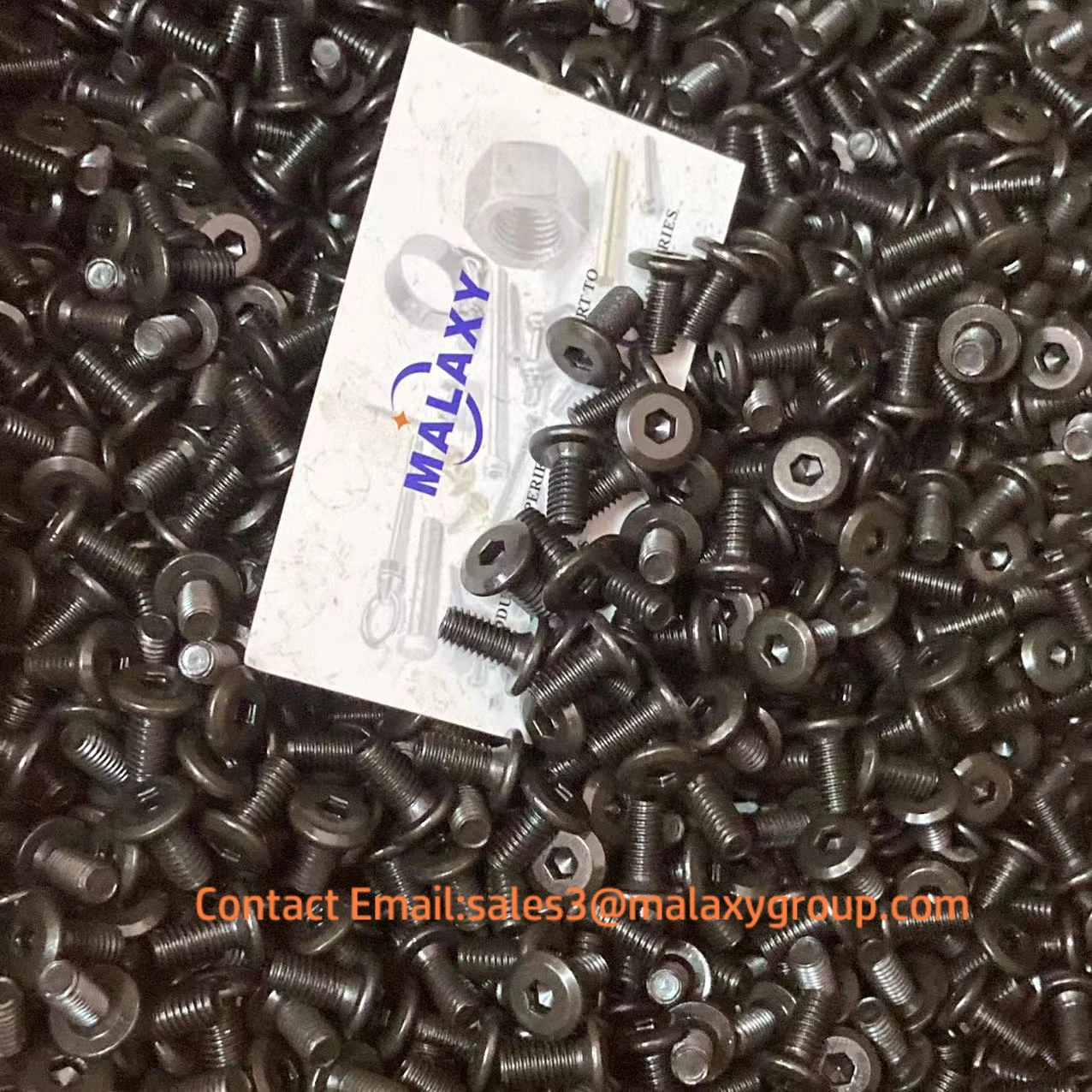 Bullone Nero A Testa Piatta Con Esagono Incassato - Foto 11