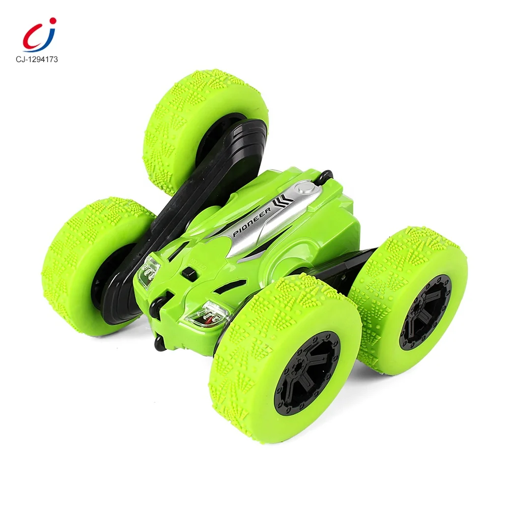 Chengji Juguetes Remote Control Double Side Stunt High Speed Rc Stunt Vehicle Car 360 Spin Electric Kids Double Roll Stunt Car