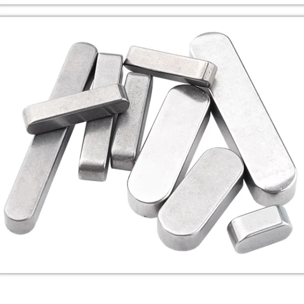 product quality assuredc stainless steel din6885 gb1096 type a double round end shaft flat parallel keys-62