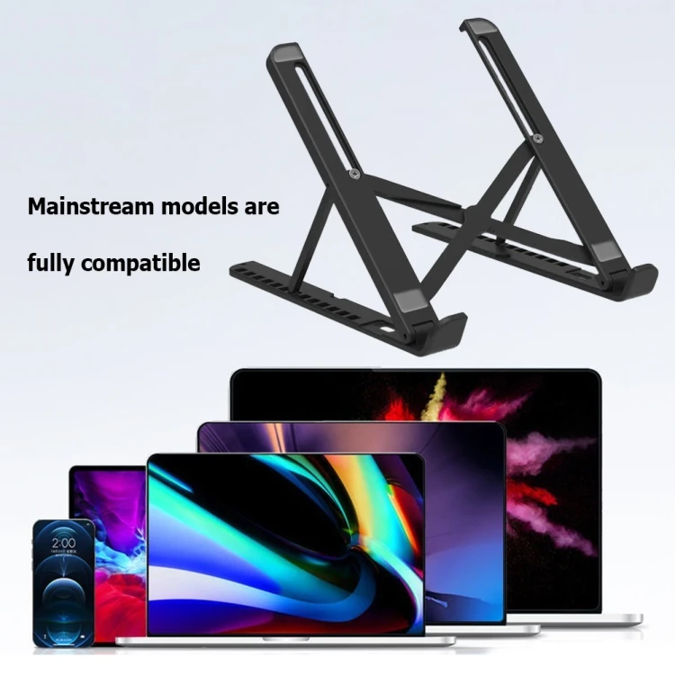 Factory Price 2 in 1 ABS Laptop Mobile Phone Stand Heightening Cooling Stand Adjustable Laptop Stand