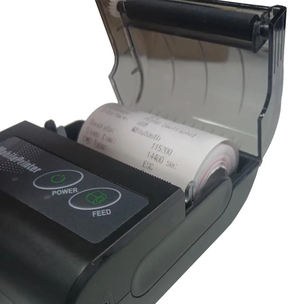 Customized 58mm Mini Thermal Receipt Printer Portable Mini Smart Mobile Inkless Thermal Mini Printer