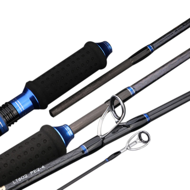 blue fish fishing pole Diamond Series Jig This spinning rod is made of carbon fiber for strength and sensitivity Reel Animals Signature Series: ICE