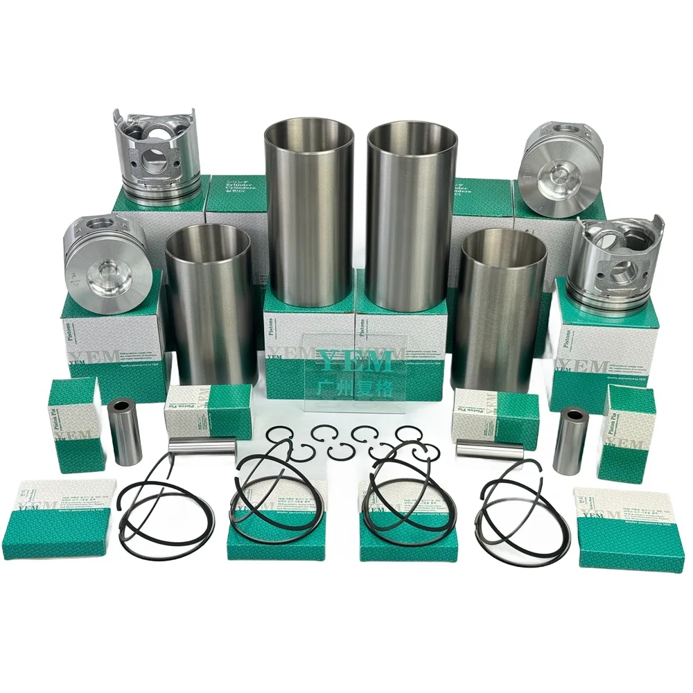 Factory Supply 2TNE68 2TNE68T Cylinder Liner Kit Fit for Yanmar 2TNE68 Engine Overhaul Kit.