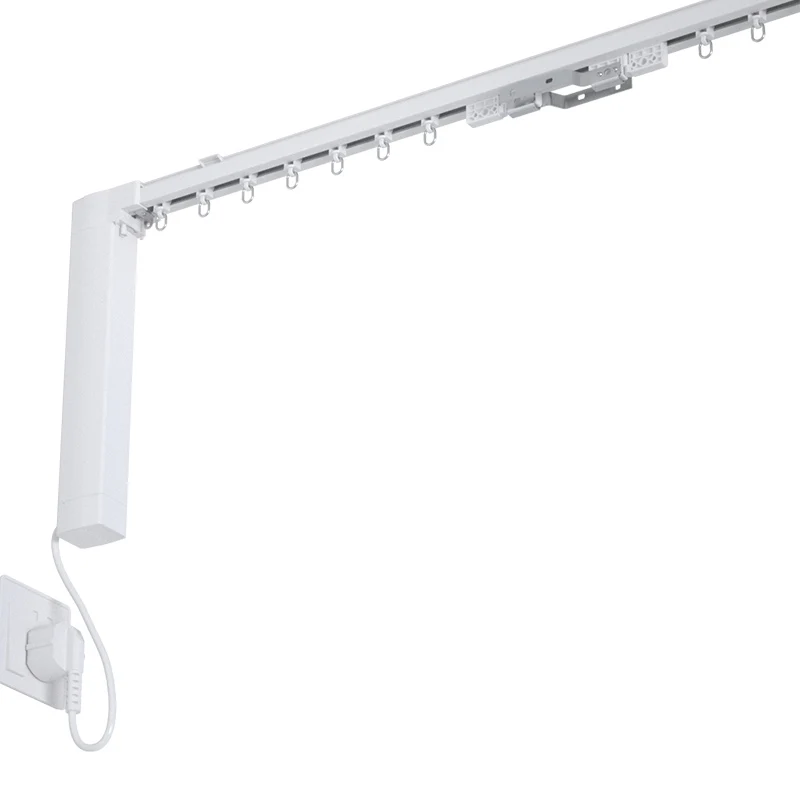 Customized Motorized Pleated Track Automatic Curtain Rail Electric
