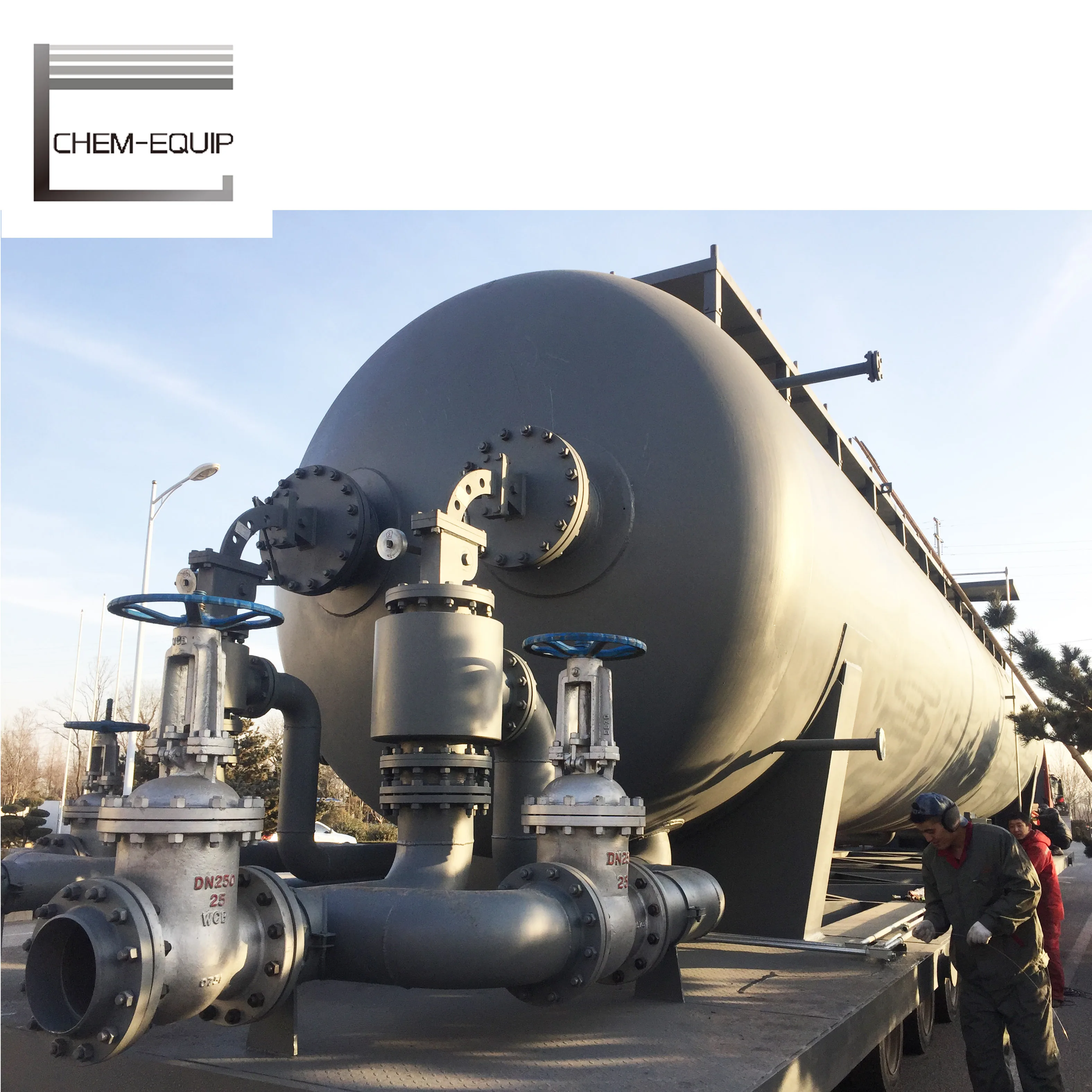 2021 New Design Well Testing Three Phase Gas Oil Separator for Egsb
