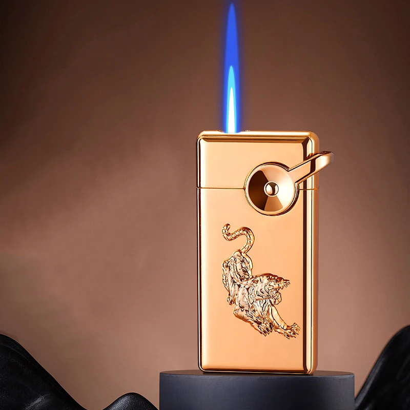 New Arrival Single Jet Flame Torch Lighter Gun Horse Eagle Tiger Smoking Tools Portable Windproof Cigar Cigarette Lighters