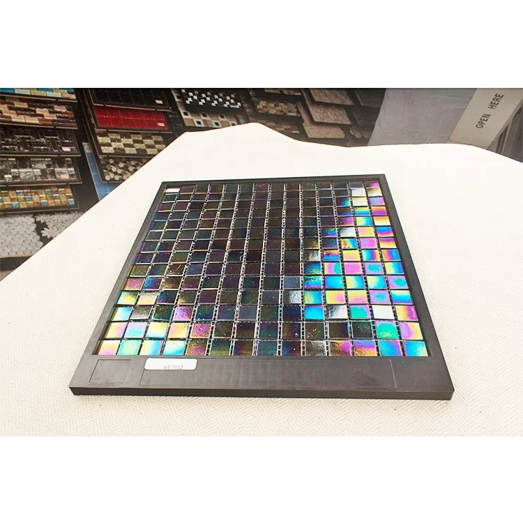 Rainbow Iridescent Pearl Shining Glass Mosaic Wall Tile