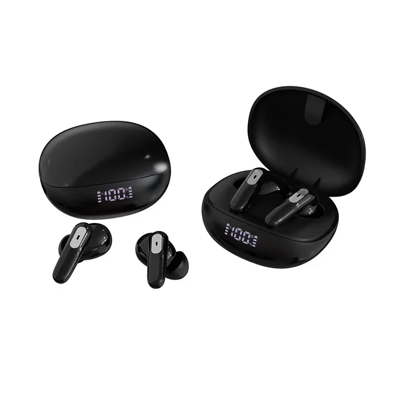 Js81 Tws Wireless Headphone Headset Earbuds With Led Display Fashionable  Design Earphones