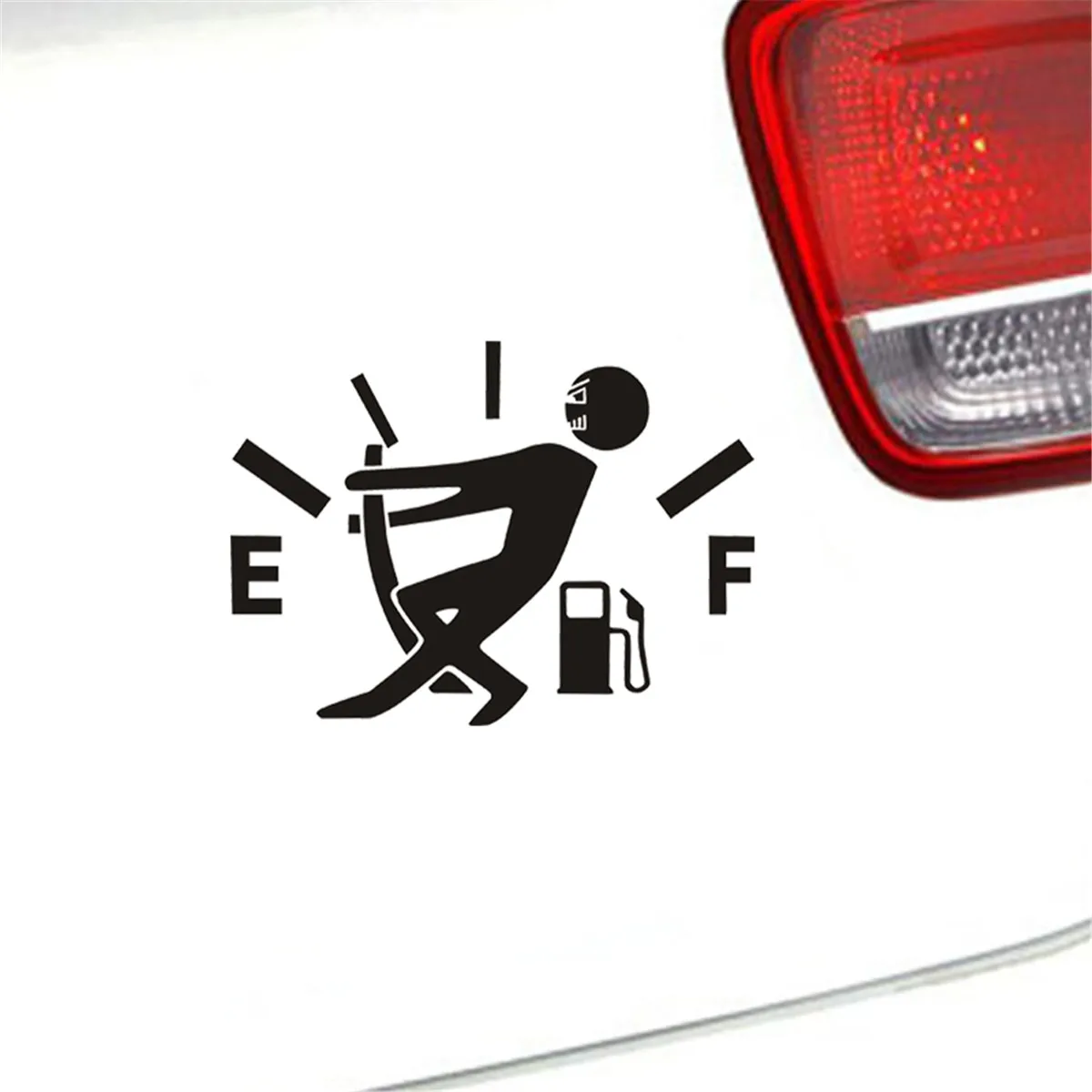 No Gas Empty Fuel High Consumption Funny Car Decal Sticker JDM Vinyl Gas Tank