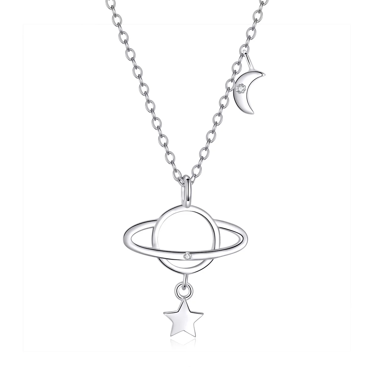 S925 Pure Silver Plated Platinum 
