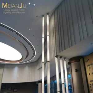Contemporary Artistic Design Prunus Stainless Steel Chandelier Modern Crystal Branch Flowing Water Light Effect LED Dimmable