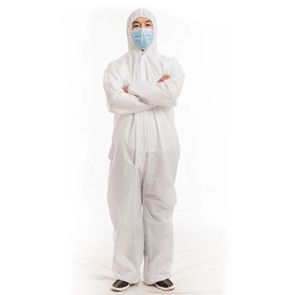 Aeofa high quality hazmat hood  dust-proof  nonwoven coverall microporous protection for safety