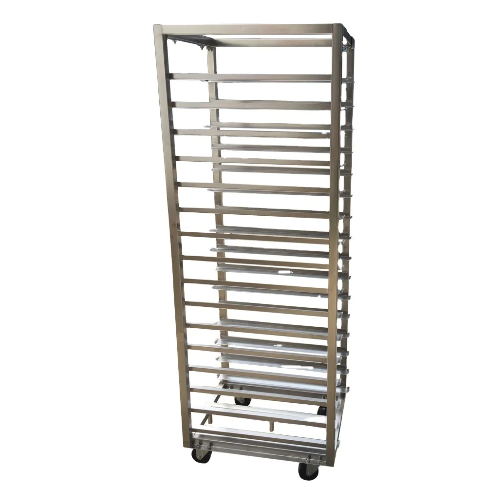 Bakery Equipment Cooling Rack Trolley Stainless Steel Kitchen Trolley Bread Trolley