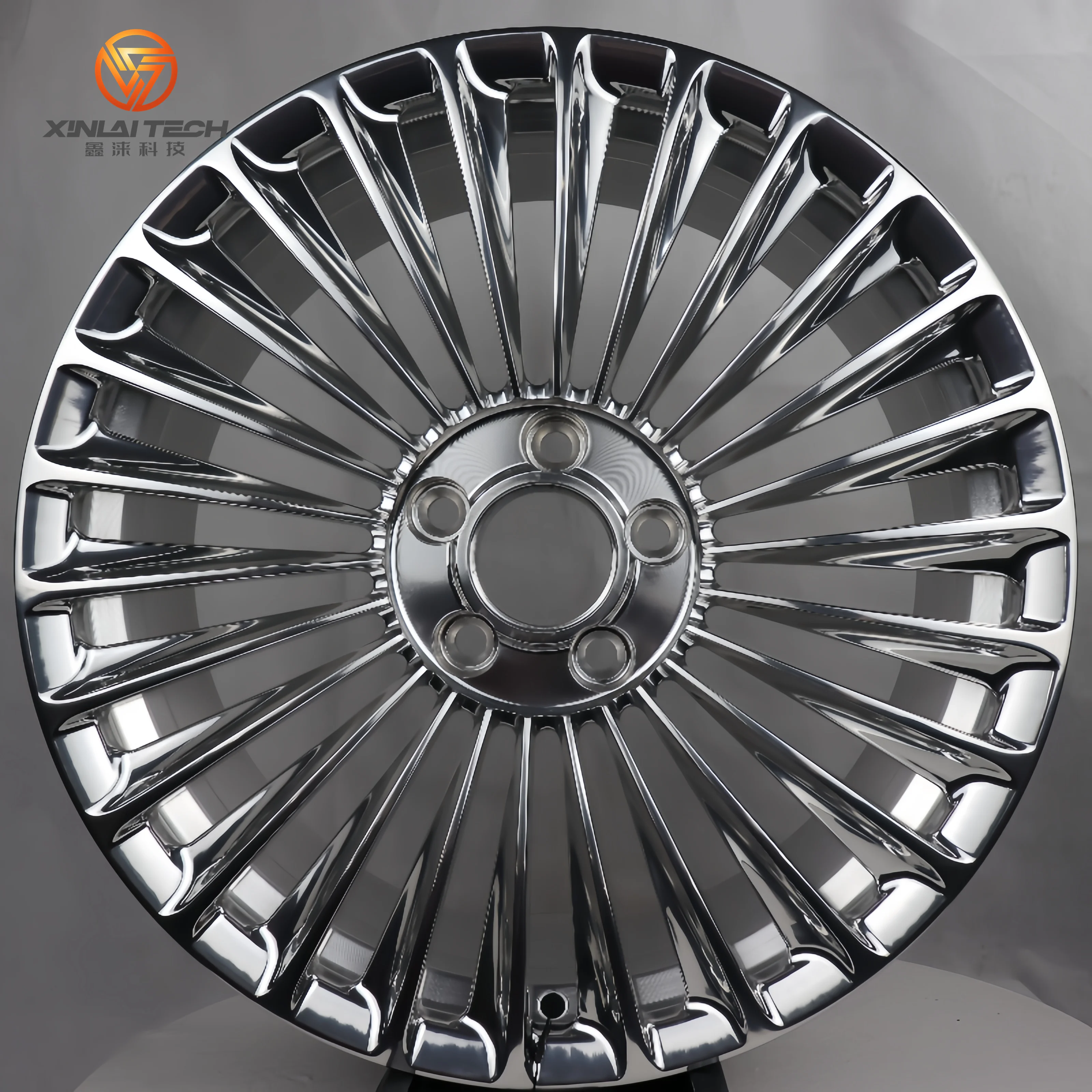 XL Highly Polished Brushed Hyper Silver Multi Spoke 5x120 5x112 5x114.3 Custom Forged Wheel for Mercedes benz Gle bmw audi Rims - Image 1