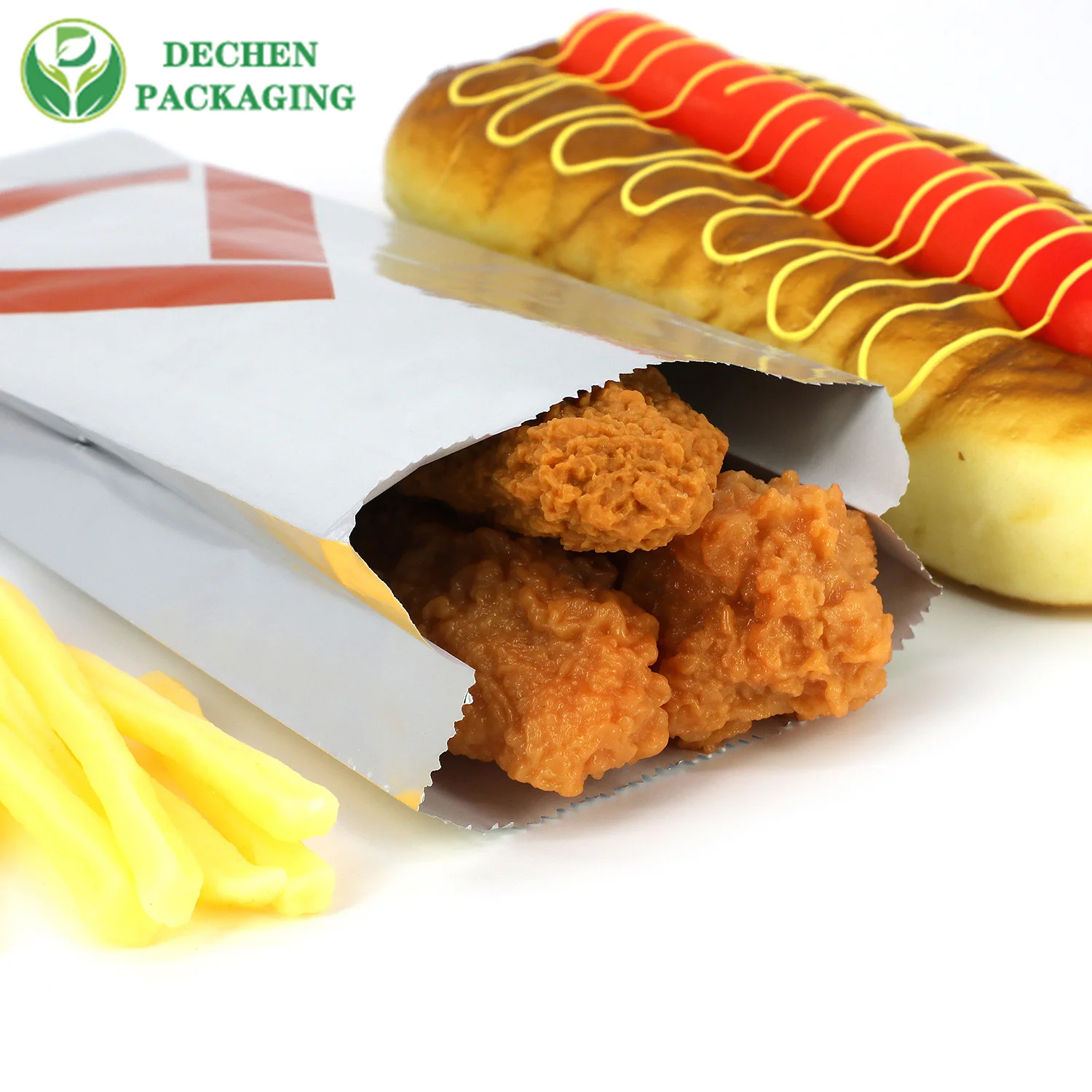 Sacs à kebab en gros abordables Chine Hot Dog Foil Wrappers