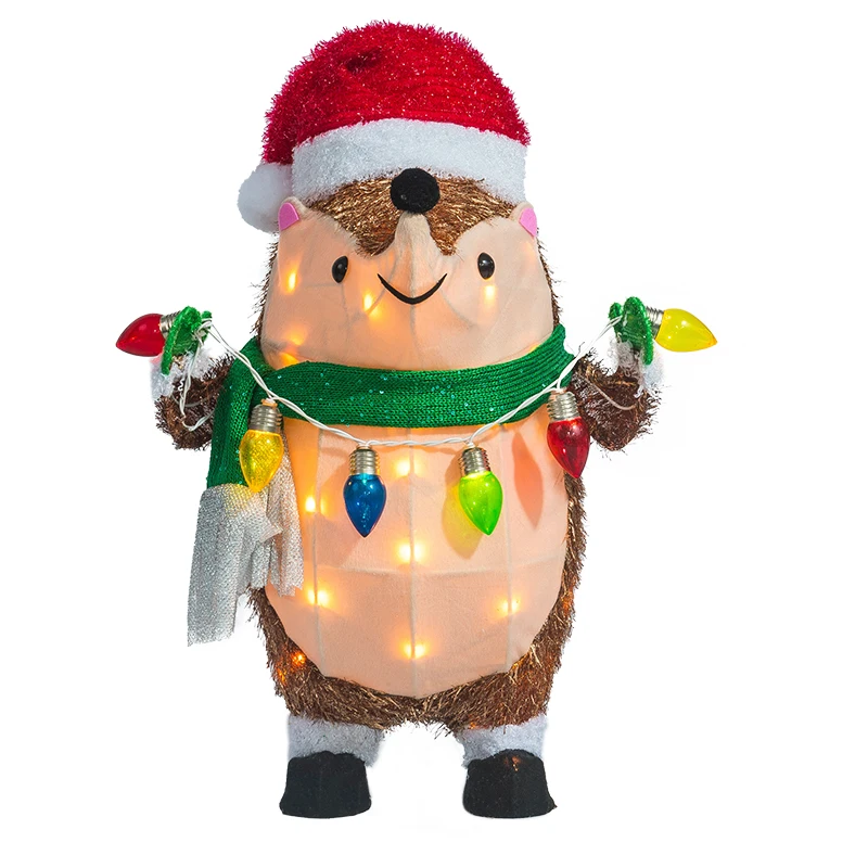 26-Inch 35-Liter Outdoor Holiday Decoration LED Christmas Motif Light 3D Style 26-Inch (66.04cm) High Hedgehog Led Light supplier