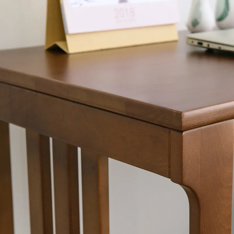 Simple Solid Wood Study Table in Study