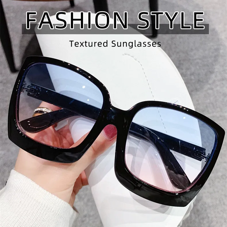 Fashion Vintage Oversized Sunglasses Female Over Size Shades And Brand