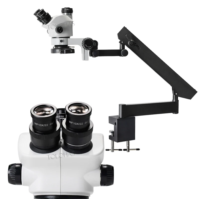 Lhism Binocular Laboratory Stereo Zoom Arm Stand High Magnification Ent