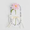 Gesang flower light pink-transparent handbag