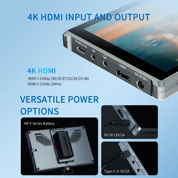 FEELWORLD FW759 PRO DSLR Camera Field Monitor 7 Inch IPS Touch Display, 1280x800 HD, Support Custom LOGO, Wholesale detail image