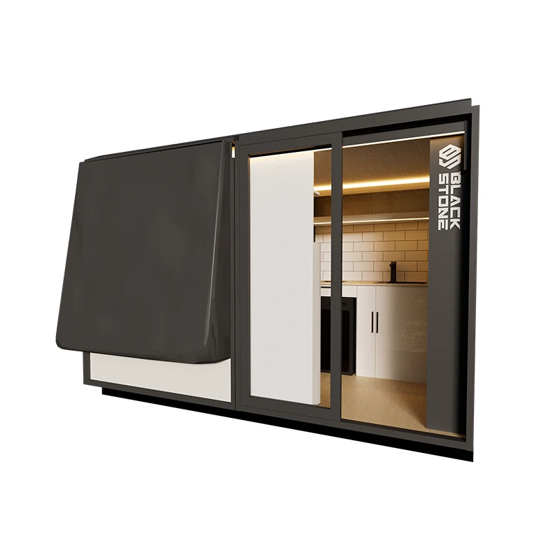 Modules Camper Insert Sliding Unit for Van Interior Kits Sprinter Rv Box Live in Vanity Camping Electric