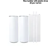 Bicchiere da 15oz con cannuccia in plastica