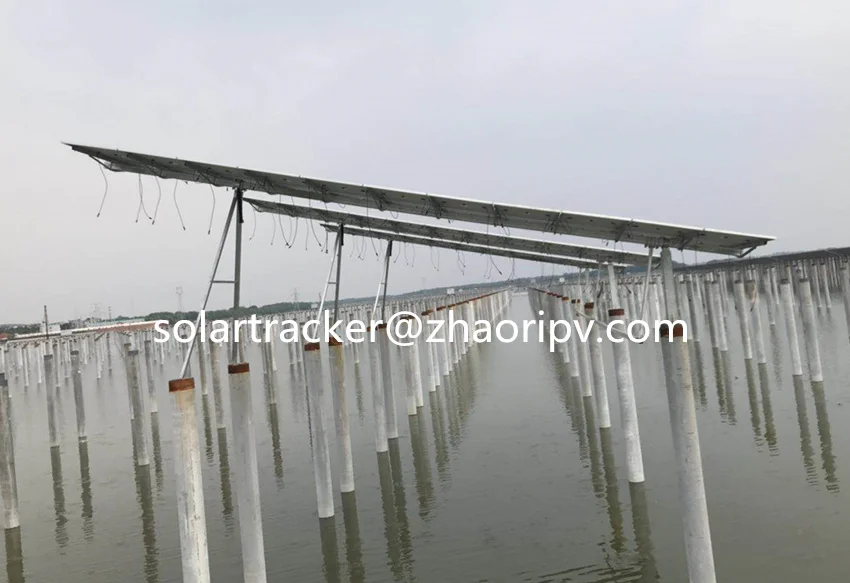 Наклонная одноосная система слежения за солнечной батареей, 10 - 30 градусов