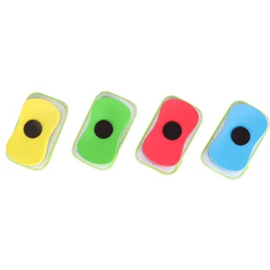 E1516 Magnetic Coral Velvet Cloth EVA Board Eraser School Children's Sponge Eraser That Can Be Removed and Washed