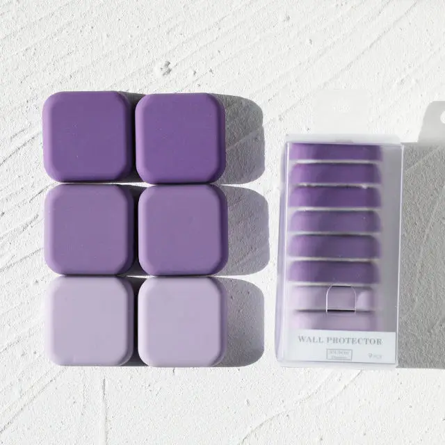 Door Stop Wall Protector Quiet and Shock Absorbent Silicone Rubber Door Stopper With Strong Back Adhesive