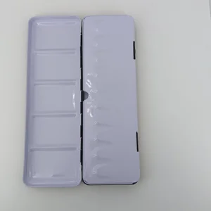 Watercolour Paint Metal Box Set with 24 Half Pans,Art Supplies, Perfect Starter Kit for Watercolor Painting