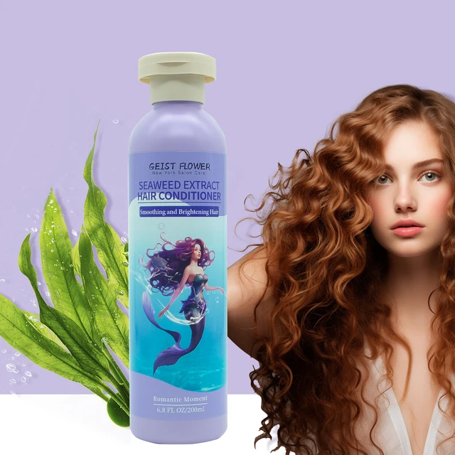 USA Brand Geist Flower Seaweed Hair Conditioner Smoothing and Brightening Hair for all hair types travel size
