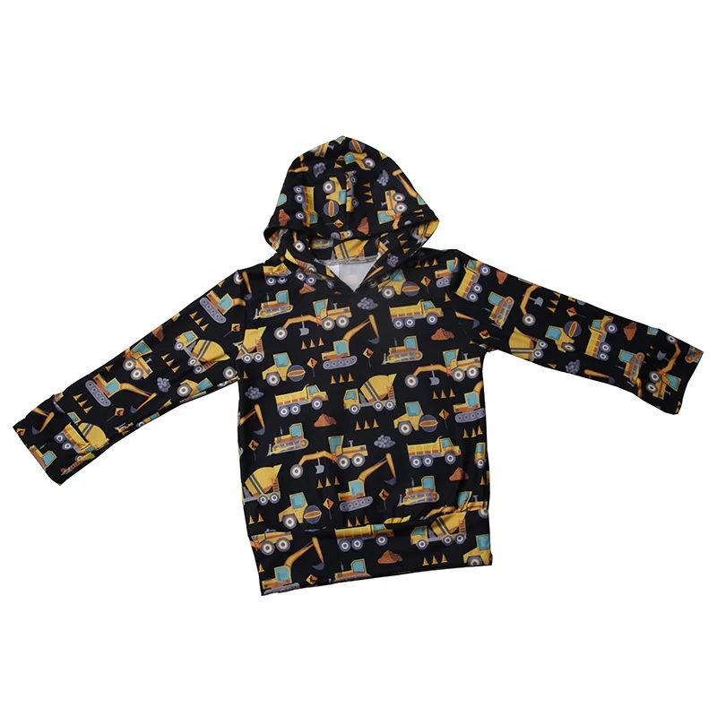 childrens black zip up hoodie