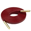 #1207 Wine red + gold tips