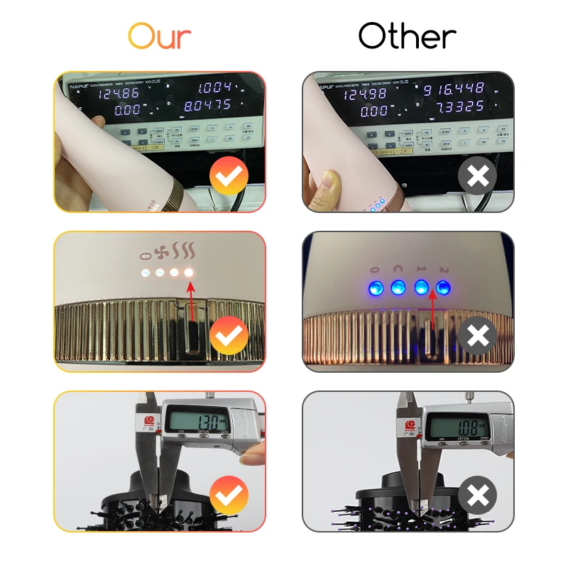 Electric Straightener Volumizing Rotating Brush One Step Hair Dryer Styler Hot Curlers air Styler Comb Hair Dryer Air Brush Kit