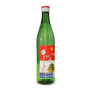 Beijing Niulan Shan Er Guo Tou Green Niu Er Qing Xiang Type 42% 500ml 8 Bottles Whole Case Pure Grain Chinese Liquor Grade T0