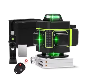 4D Automatic Level 360 Degrees 16 Lines Green Laser Level Cross Line Laser With Self-Leveling Construction Laser