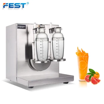 FEST Electric Smoothie Shaker Double Bottles 500ml/700ml Stainless Steel Shaker Automatic Cocktail Machine