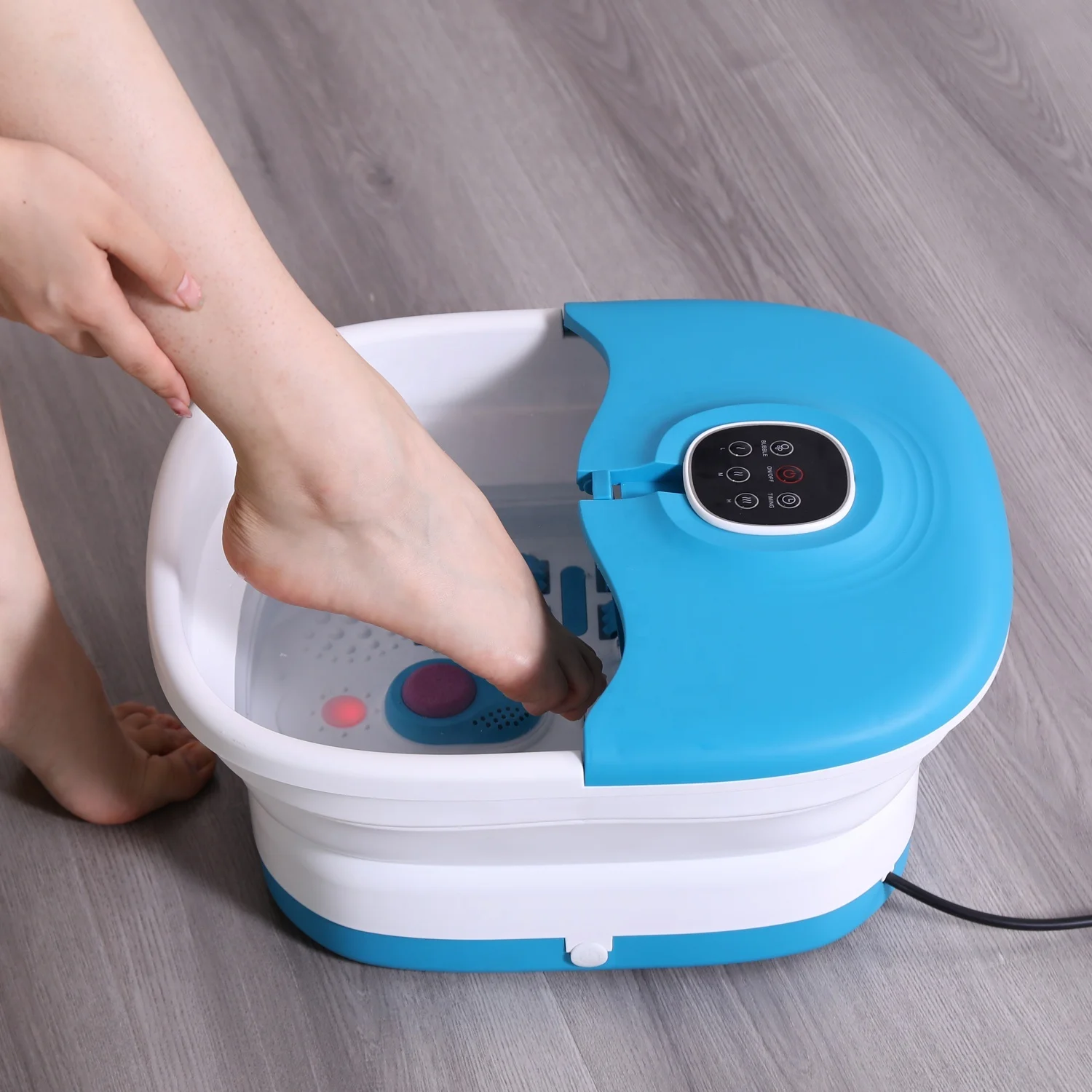 Tina de Pedicura Plegable para Pies con Masajeador, Baño de Pies con Calor  Eléctrico, Masaje y Chorros para el Hogar, Venta al por Mayor de Fábrica