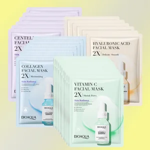 BIOAQUA Private Label Collagen Whitening Face Care Moisturizing Skin Care Beauty Facial Best Hyaluronic Acid Deep Repair Mask