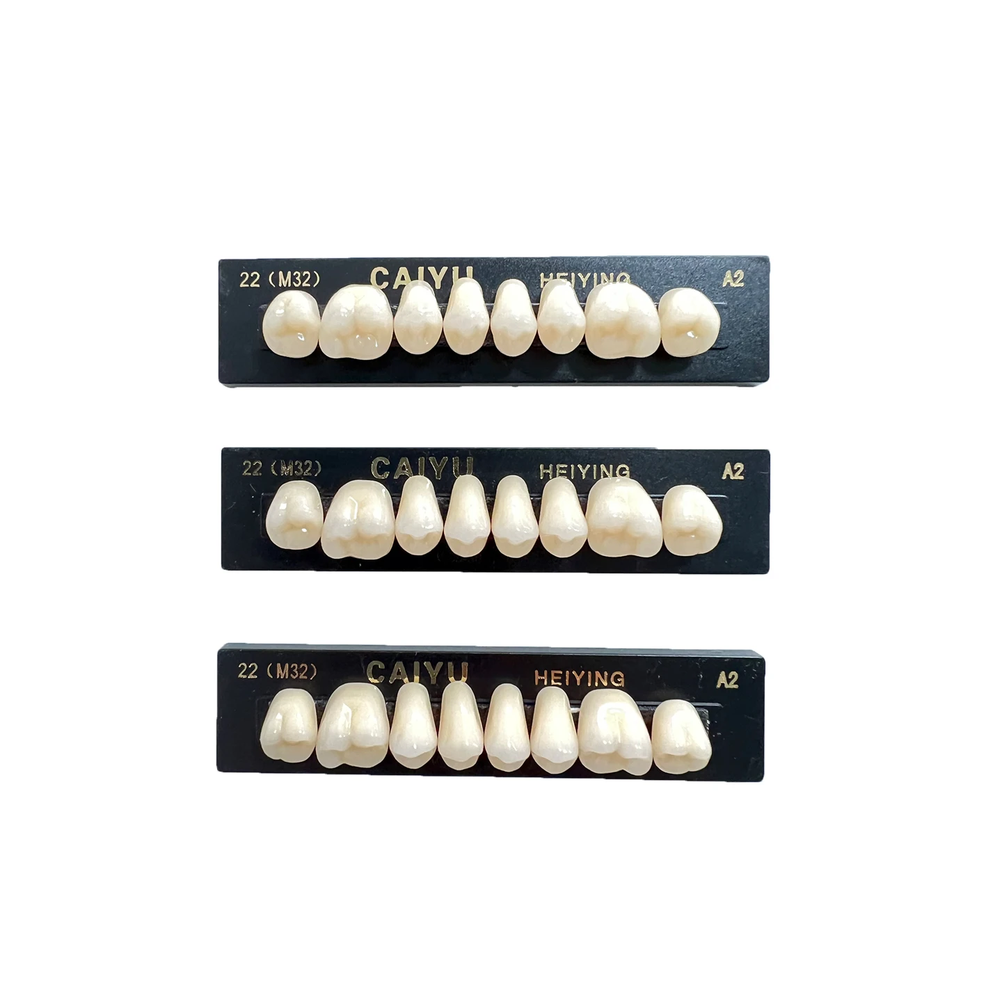 CAIYU Factory Price CE ISO Certificated Wholesale Custom Denture Posterior Synthetic Resin Teeth