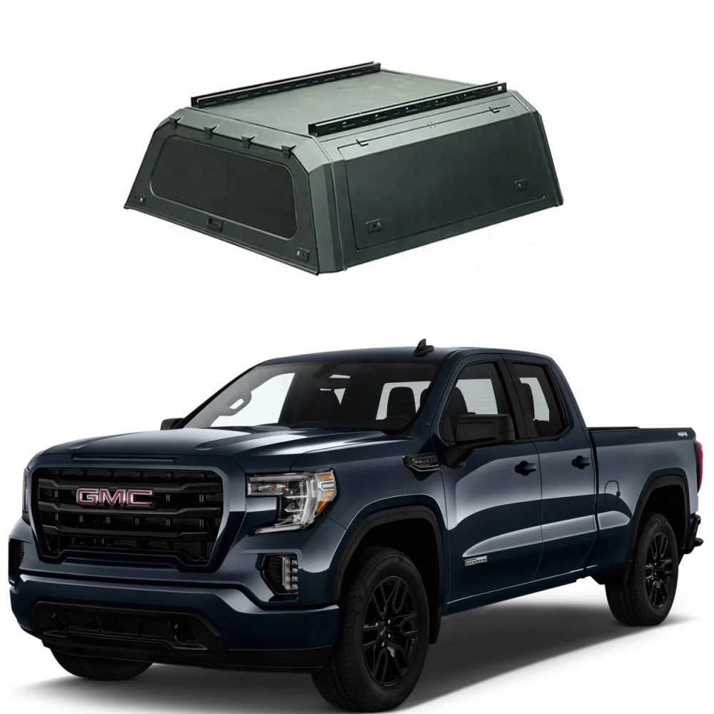 4x4 Steel Single Dual Pickup Truck Bed Hardtop Topper Canopy For Chevy 